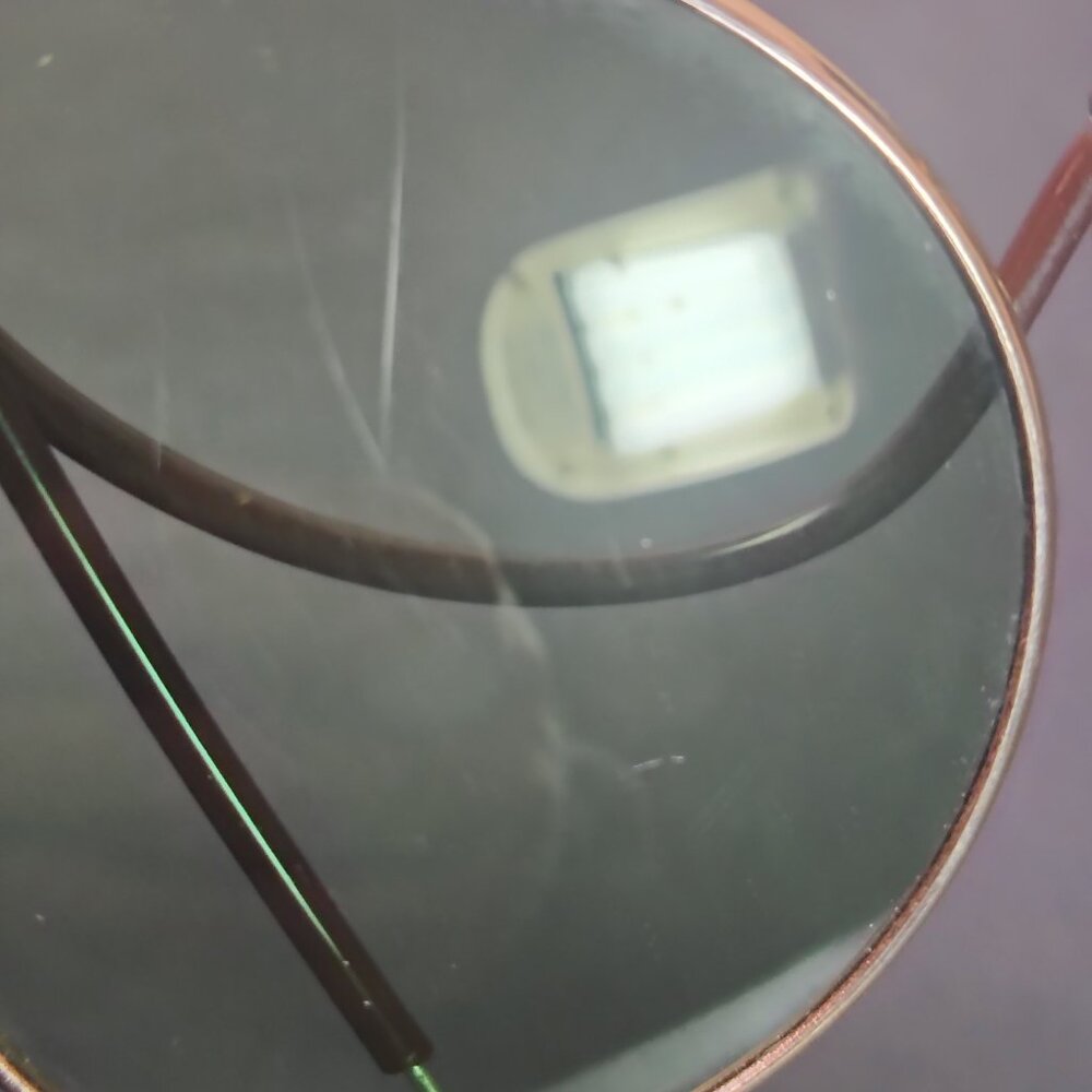 VINTAGE Aviator Sunglasses US Army Air Corp D-1 Green Glass Lens - Picture 8 of 9